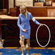 Illustration for article titled Senators Overjoyed By Chihuahua Jumping Through Hoops During Impeachment Intermission